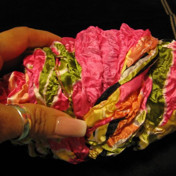 Expandable Double Sided Puckered Tote - Picture 6 of 6